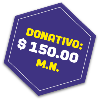 Donativo $150.00 M.N.